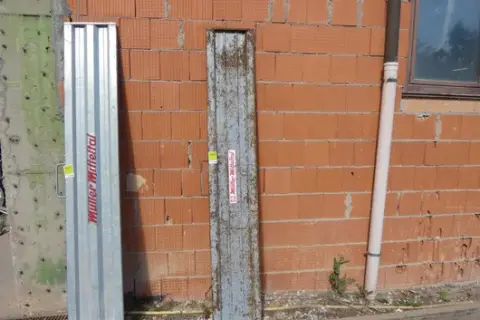 Side board rear wall, galvanised, Müller Mitteltal