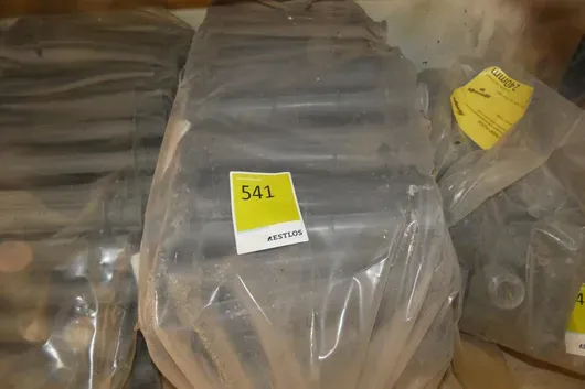 Bag of plastic spacer tubes for formwork