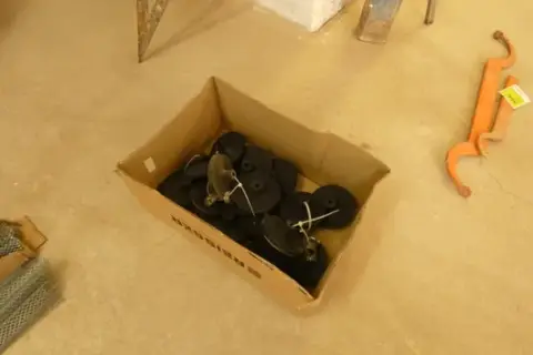 Lot of sealing sleeves for round steel foundation earth electrodes with hose clamps