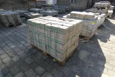 Lot of paving stones