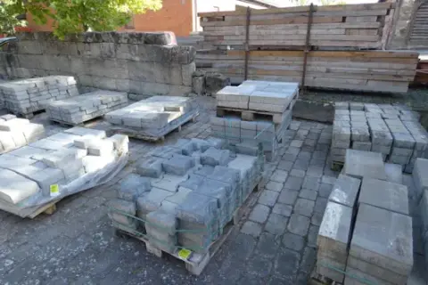 Lot of paving stones