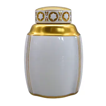Hutschenreuther art deco dóza na čaj, návrh Fritz Klee.