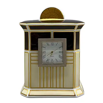 Goebel Féraud Prestige porcelánové quartz hodiny Made in Germany.
