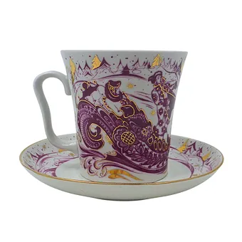 PORCELÁNOVÁ SADA LOMONOSOV „TROIKA“.