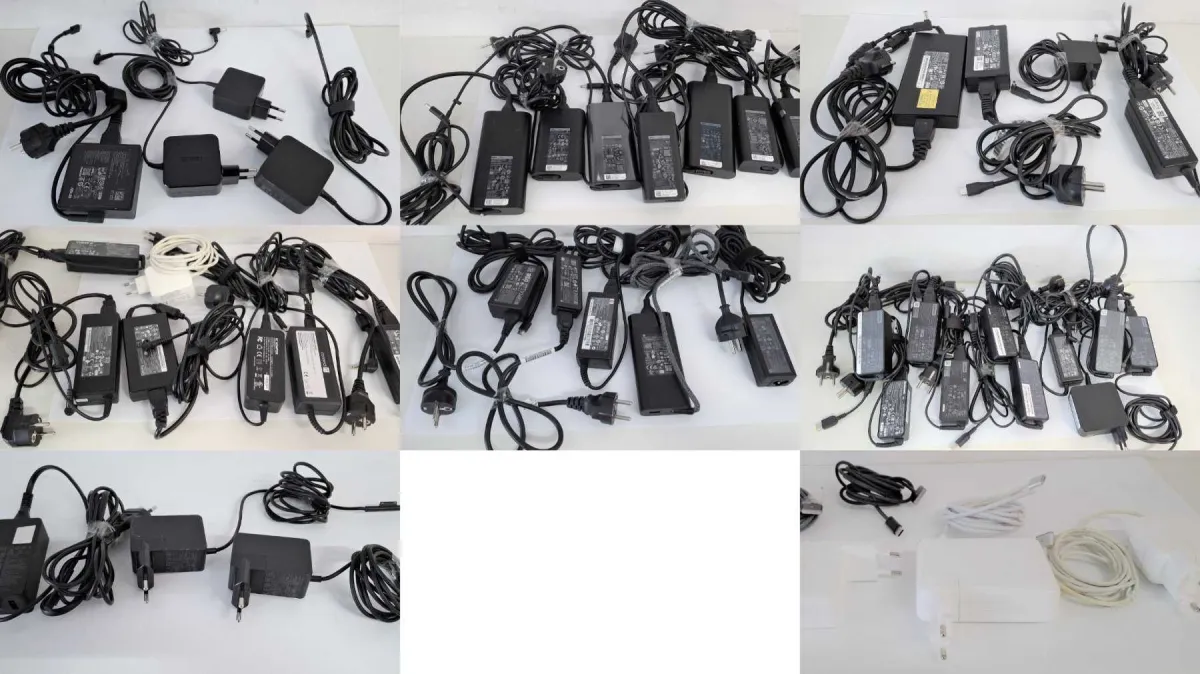 43 diverse opladers voor MacBooks en laptops