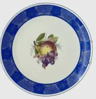 Velký ovocný talíř Rosenthal s ovocným dekorem, pr. 32 cm, v dobrém stavu