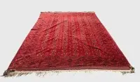Antique Afghan Bokhara Bashiri rug, 215x322 cm, well preserved