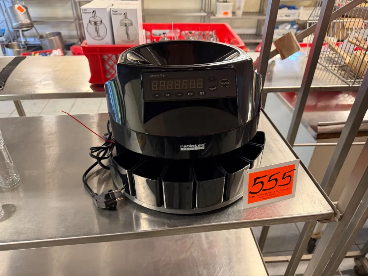 Muntentelmachine (Ratiotec, Coinsorter CS 50)