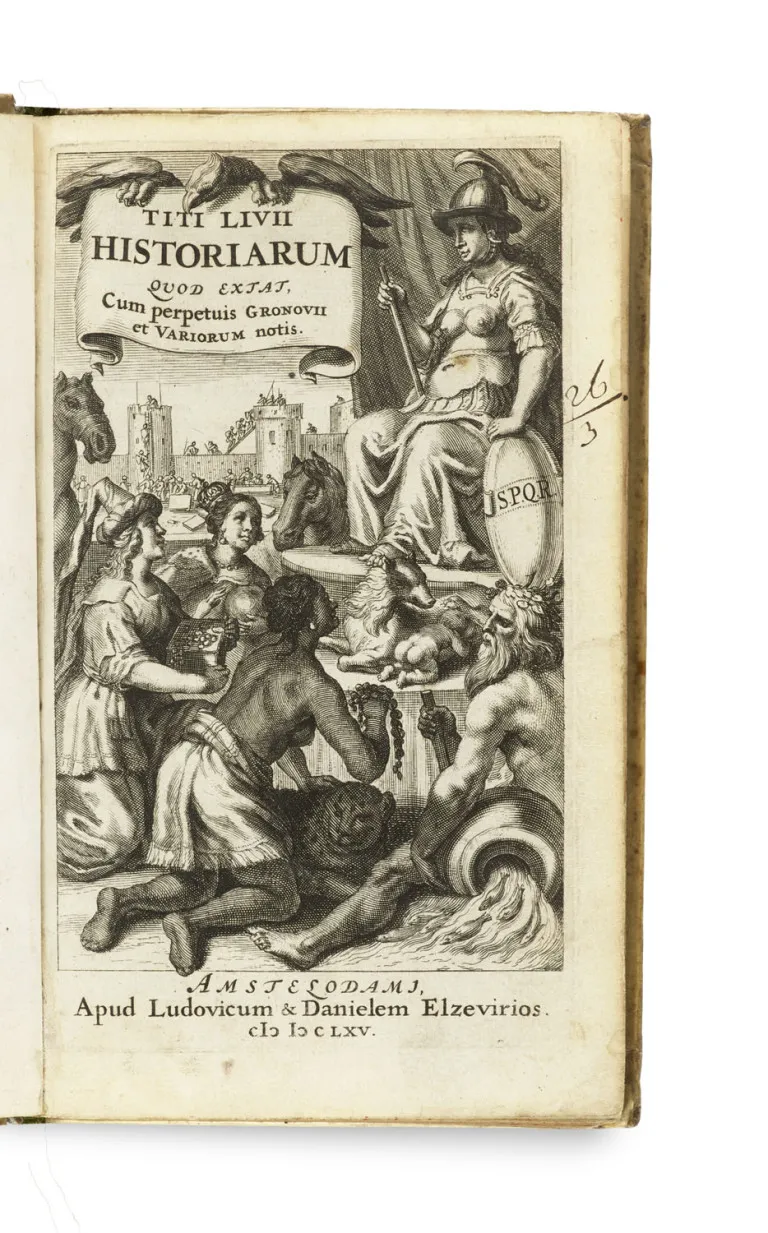 Tite-Live – Historiarum quod extat avec les notes perpétuelles de Johann F. Gronovius et de divers auteurs