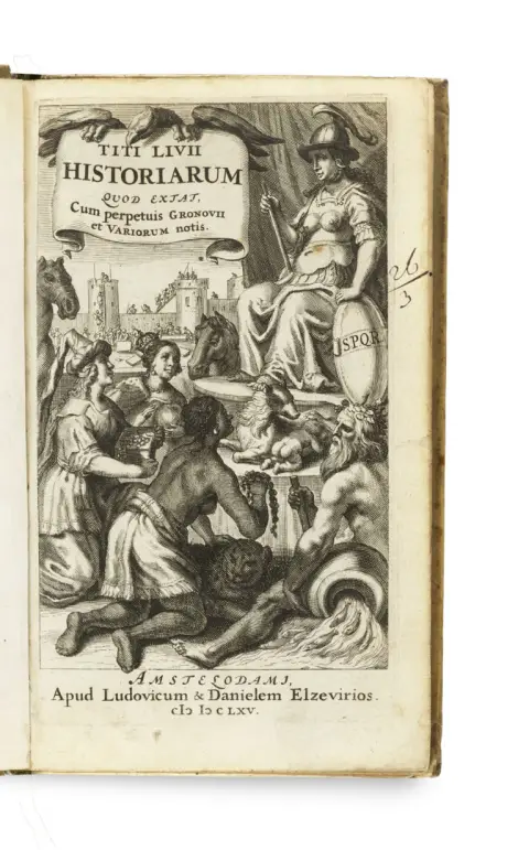 Tite-Live – Historiarum quod extat avec les notes perpétuelles de Johann F. Gronovius et de divers auteurs