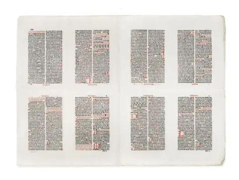 Feuille in-octavo du Breviarium Halberstadense
