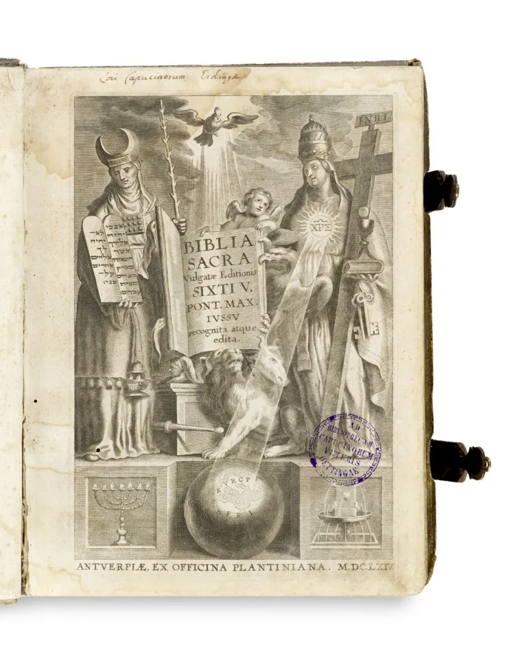 BIBLIA SACRA vulgatae editionis Sixti V. Pont