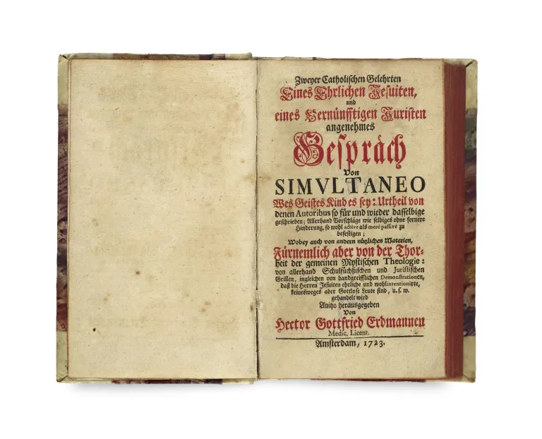 Christian (ed.) Thomasius – Pleasant conversation between two Catholic scholars, an honest Jesuit and a reasonable jurist…