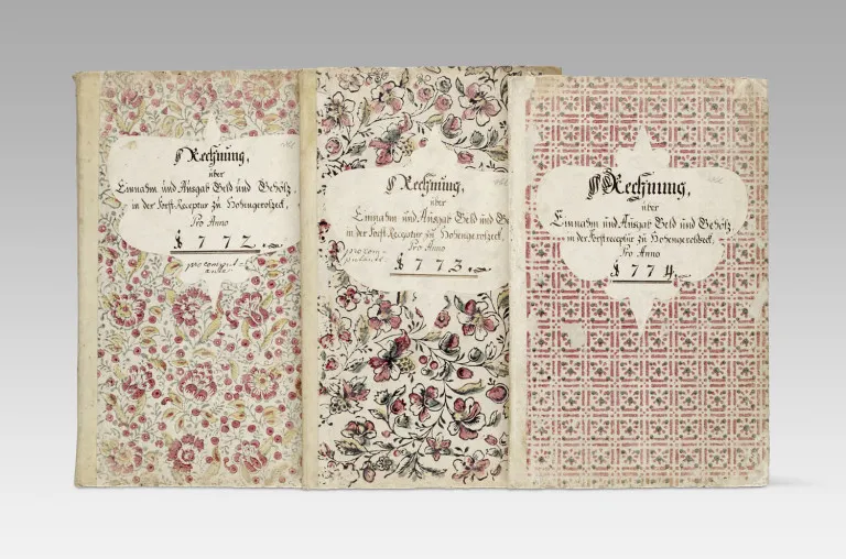 Compte des recettes et dépenses en argent et en bois de la recette forestière de Hohengerolzeck, pour les années 1772, 1773, 1774