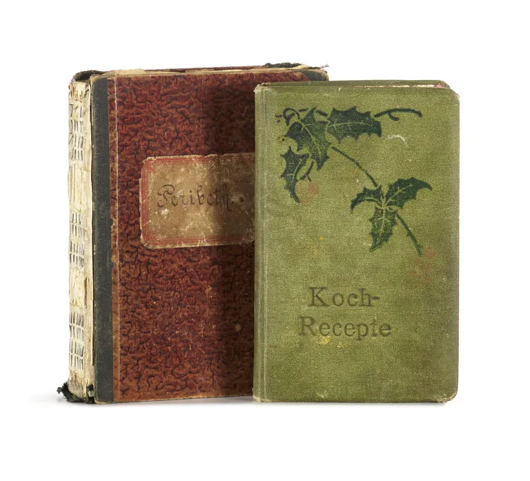 Kookboek met ca. 325 recepten voor soepen, ovenschotels, cakes, crèmes, aardappel-, vis- en vleesgerechten enz.