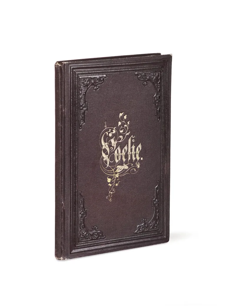 Famille Thoma – Collection de 13 livres d'or, écrins de livres d'or, journaux, carnets de croquis et de notes probablement issus de la propriété de la…
