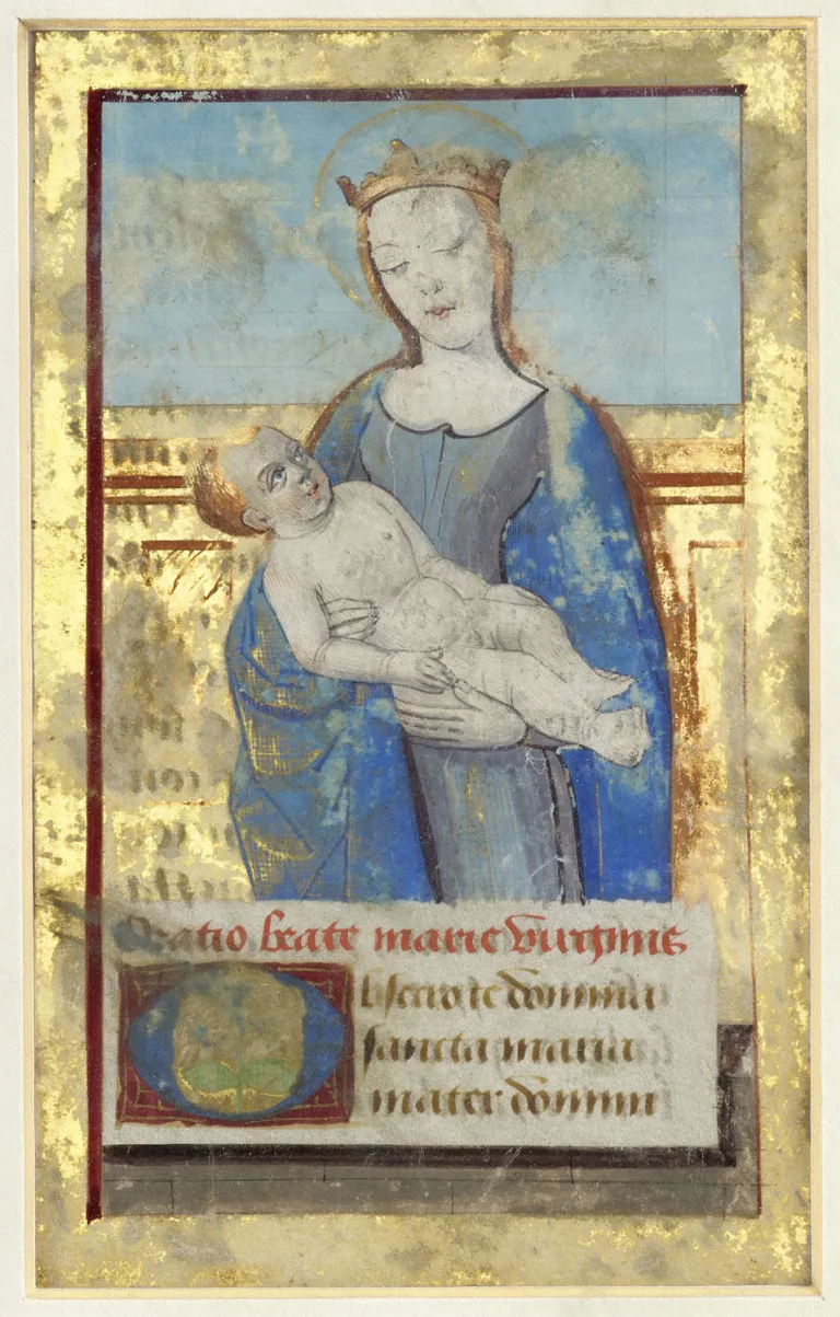 Fragment latinského hodinek / Officium Beatae Mariae Virginis