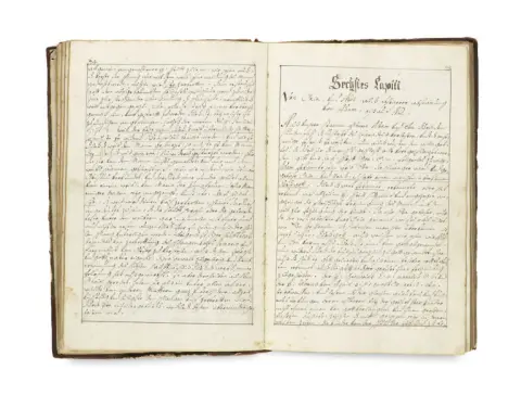Manuscrit avec résumés de récits bibliques et les "rappels d'enseignement et de morale" qui en découlent, de la création du…