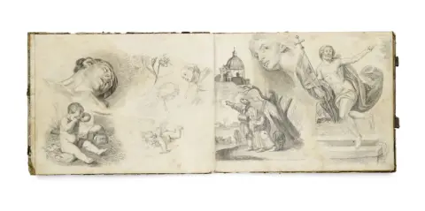 Johann Baptist Wengler – carnet de croquis