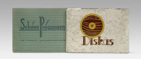 Göltzsch OG. Belles impressions pour papiers de garde, de couverture et cartons