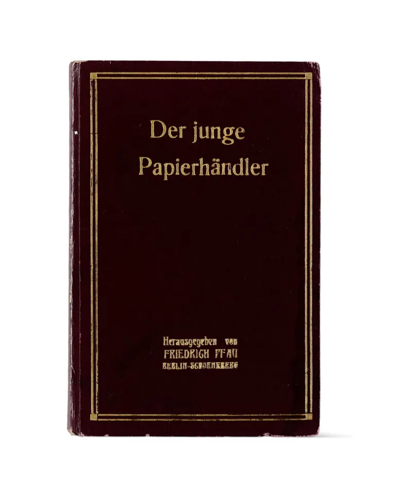 Friedrich Pfau – Le jeune marchand de papier