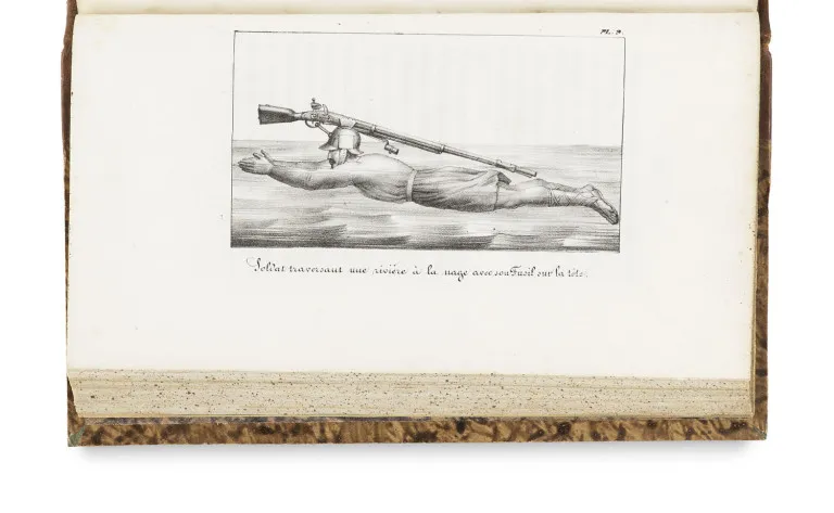 Ludovic Antoine Francois Vicomte de Courtivron – Traité complet de natation