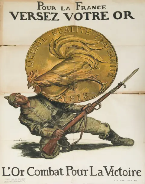 Collection de 7 affiches de la Première Guerre mondiale