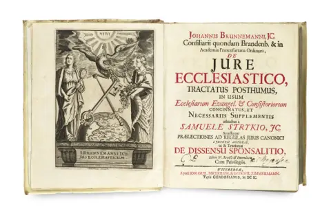 Johann Brunnemann – De jure ecclesiastico tractatus posthumus ... adauctus à Samuele Strykio