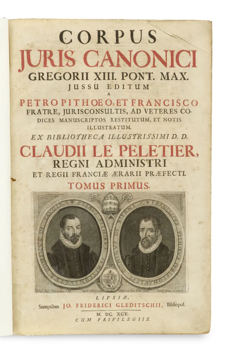 Corpus iuris canonici gregorii XIII