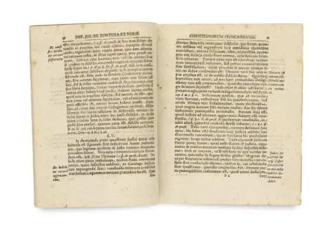 Christian Thomasius – Recueil de 3 traités de Christian Thomasius