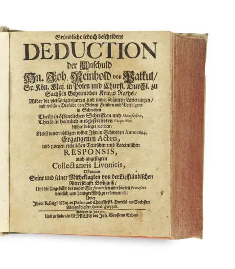 Christian Thomasius – Déduction approfondie mais modeste de l'innocence de M. Joh