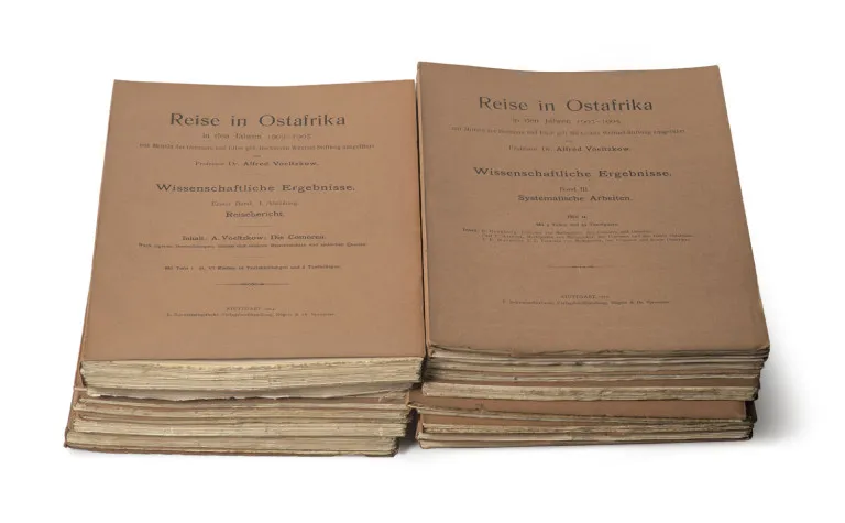 Alfred Voeltzkow – Reise in Ostafrika in den Jahren 1903-1905 mit Mitteln der Hermann und Elise geb