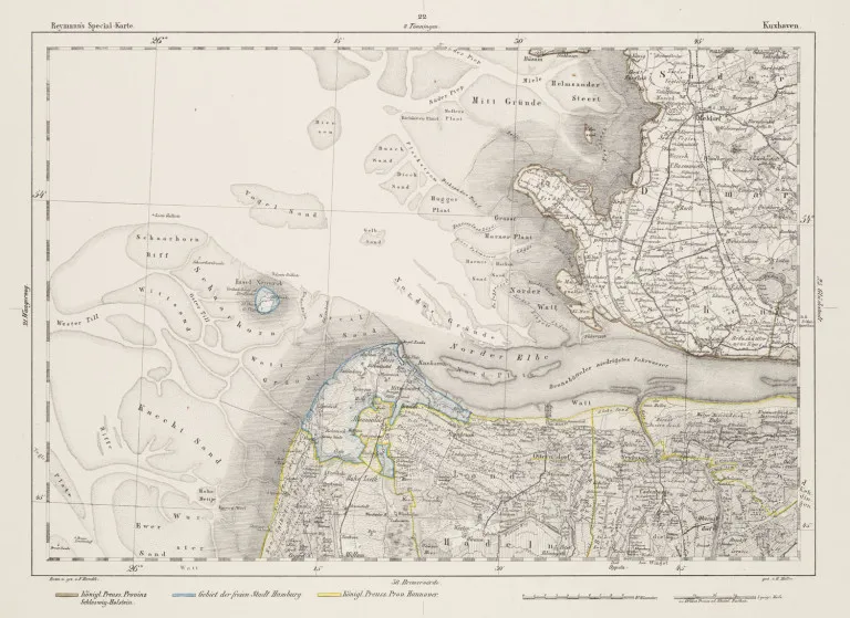 Gottlob Daniel Reymann – (Carte topographique spéciale de l'Europe centrale)