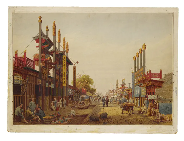 Rue principale à Pékin