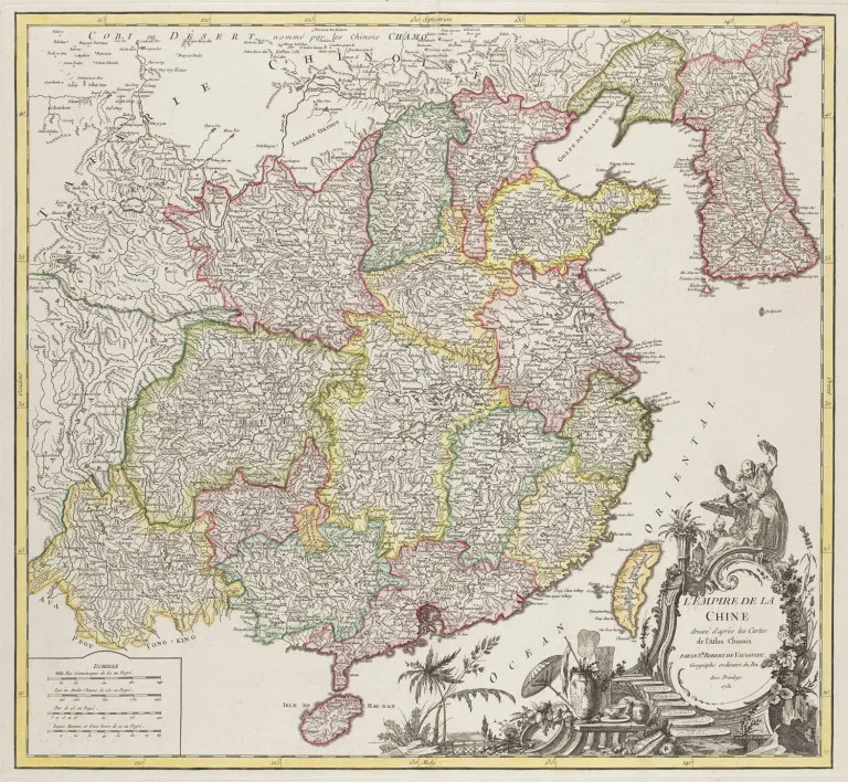 Robert de Vaugondy – L'Empire de la Chine