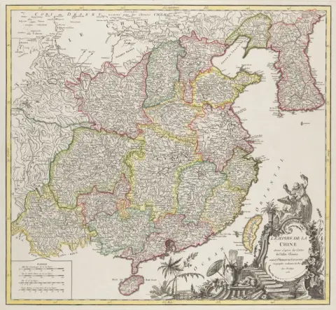 Robert de Vaugondy – L'Empire de la Chine