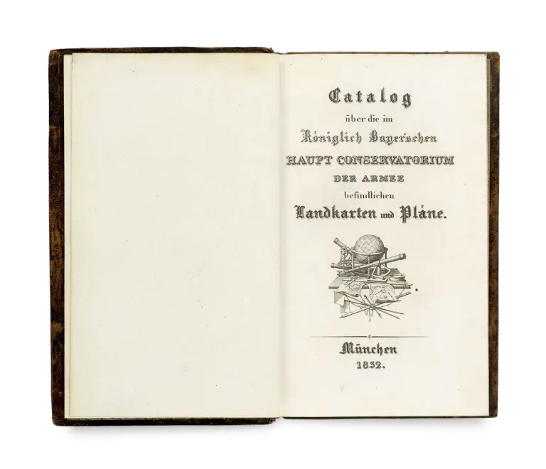 Catalogus van de kaarten en plattegronden in het Koninklijk Beiers Hoofdconservatorium van het Leger