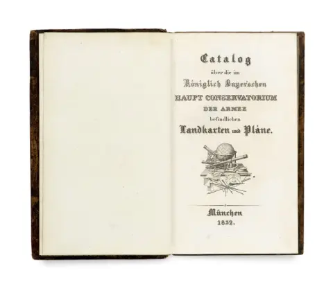 Catalogue des cartes et plans se trouvant au Conservatoire principal royal bavarois de l'armée