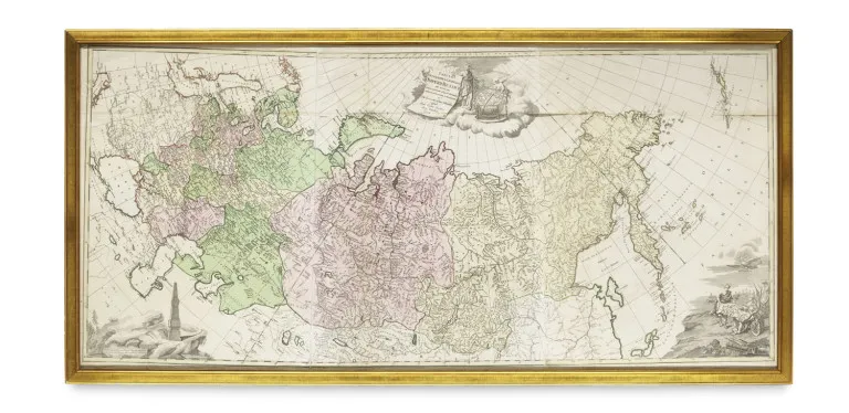 Tobias Conrad Lotter – Tabula Geographica Generalis Imperii Russici