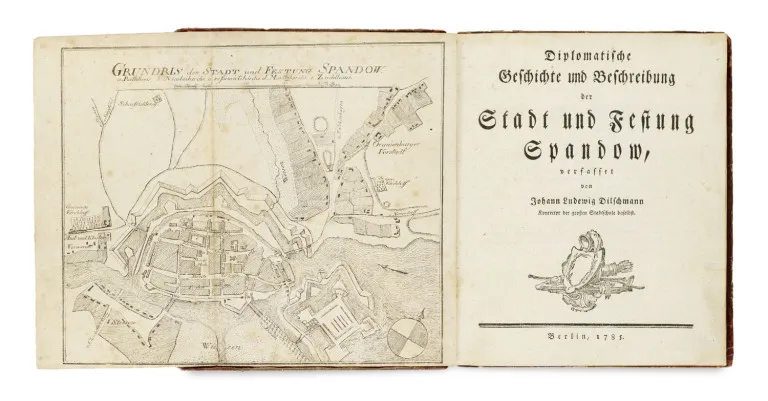 Johann Ludwig Dilschmann – Historia dyplomatyczna i opis miasta i twierdzy Spandau