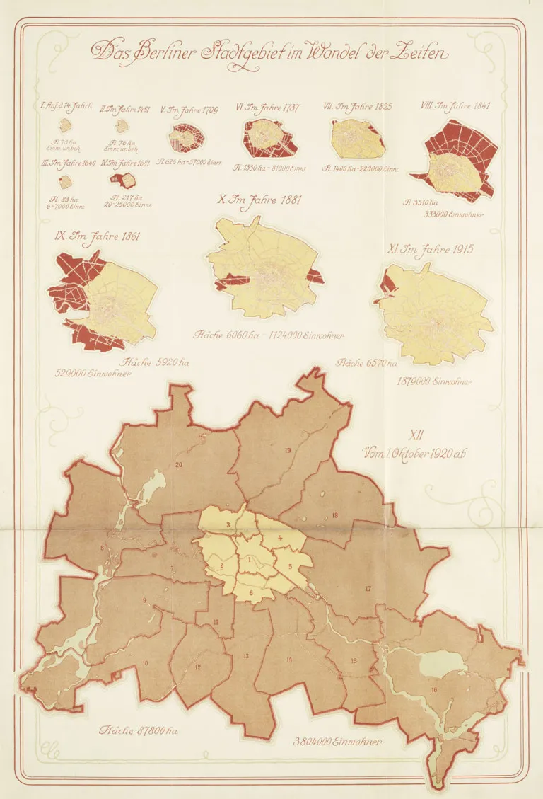 Graphisch-statistische Darstellungen von Berlin