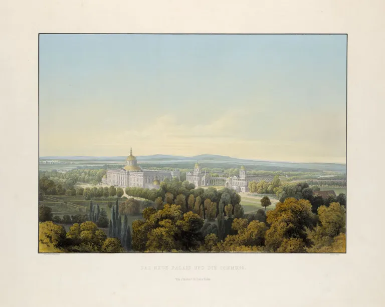 Franz Xaver Sandmann – Nový palác a Communs