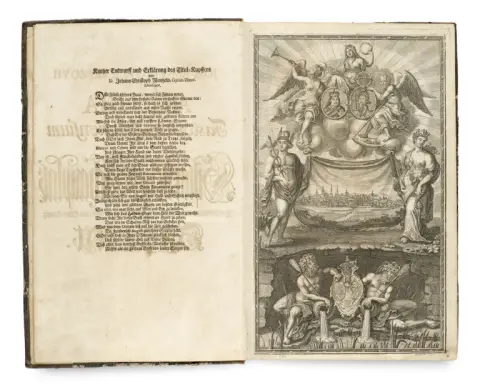 Johann Benedict Carpzov – Analecta Fastorum Zittaviensium ou scène historique de l'ancienne ville six fois…