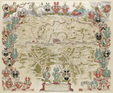 Johann und Cornelius Blaeu – Novam hanc Territorii Francofurtensis tabulam