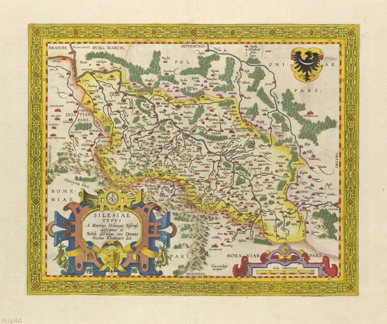M. Helwig a A. Ortelius – Silesiae typus
