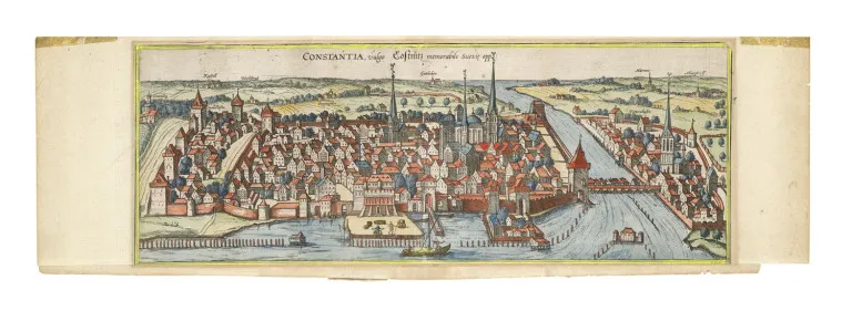 Georg a Franz Hogenberg Braun – Constantia, vulgo Costnitz, memorabile Sueviae opp