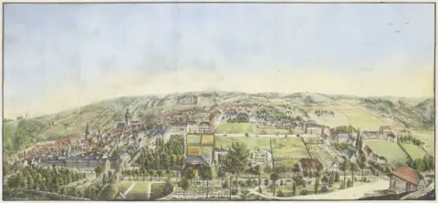 J. C. Hilverkus – Ansicht der Stadt Elberfeld
