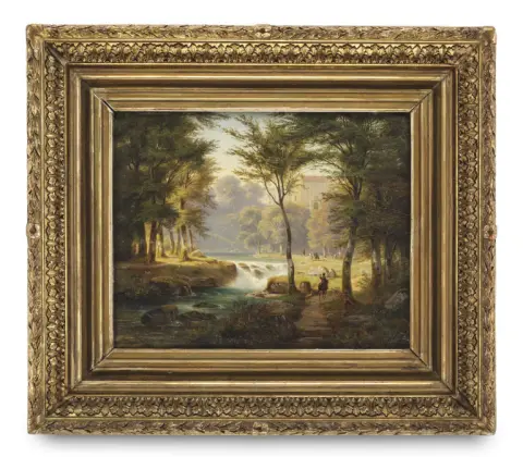 Ludwig Neelmeyer – Beek met kasteel
