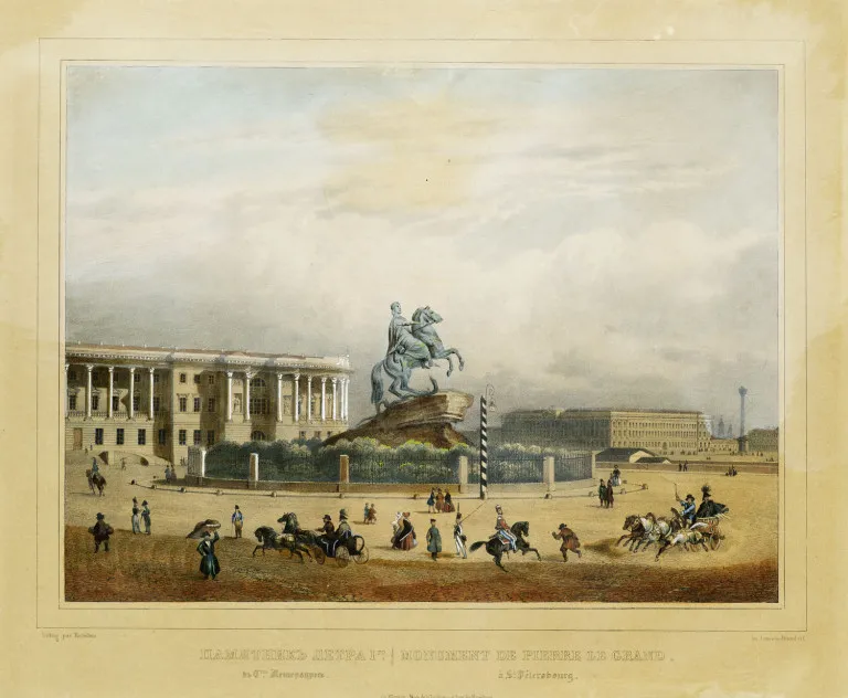 Louis Philippe Alphonse Bichebois – Monument van Peter de Grote in Sint-Petersburg