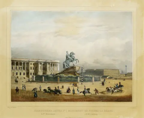 Louis Philippe Alphonse Bichebois – Monument van Peter de Grote in Sint-Petersburg